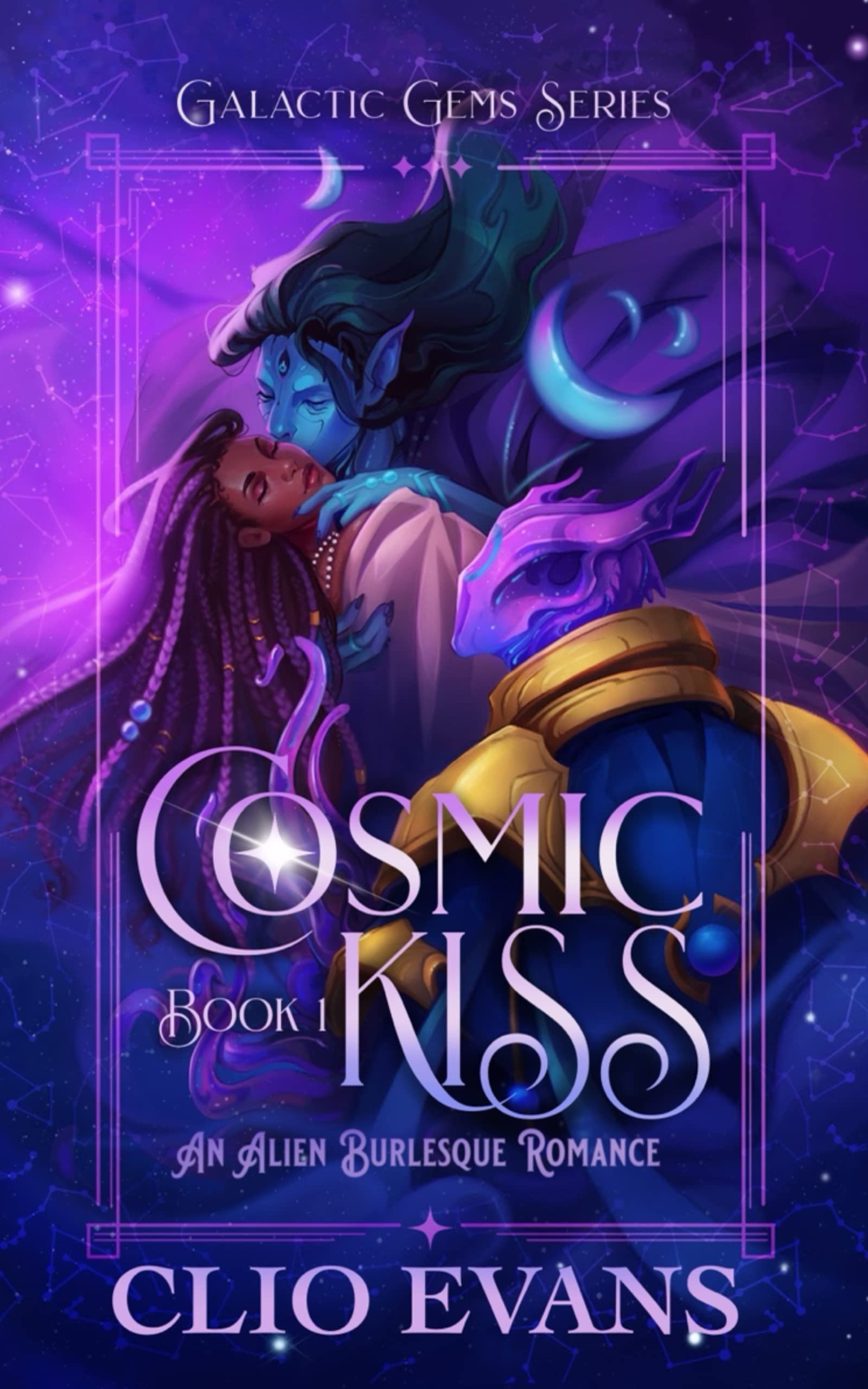 Cosmic Kiss: An Alien Burlesque Romance (Galactic Gems Series Book 1) Cover